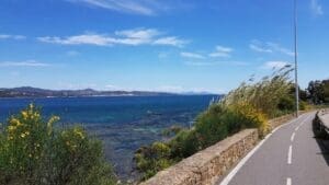 Cyclo Boucle Piste cyclable du littoral — Le Sentier des Pins à Ramatuelle