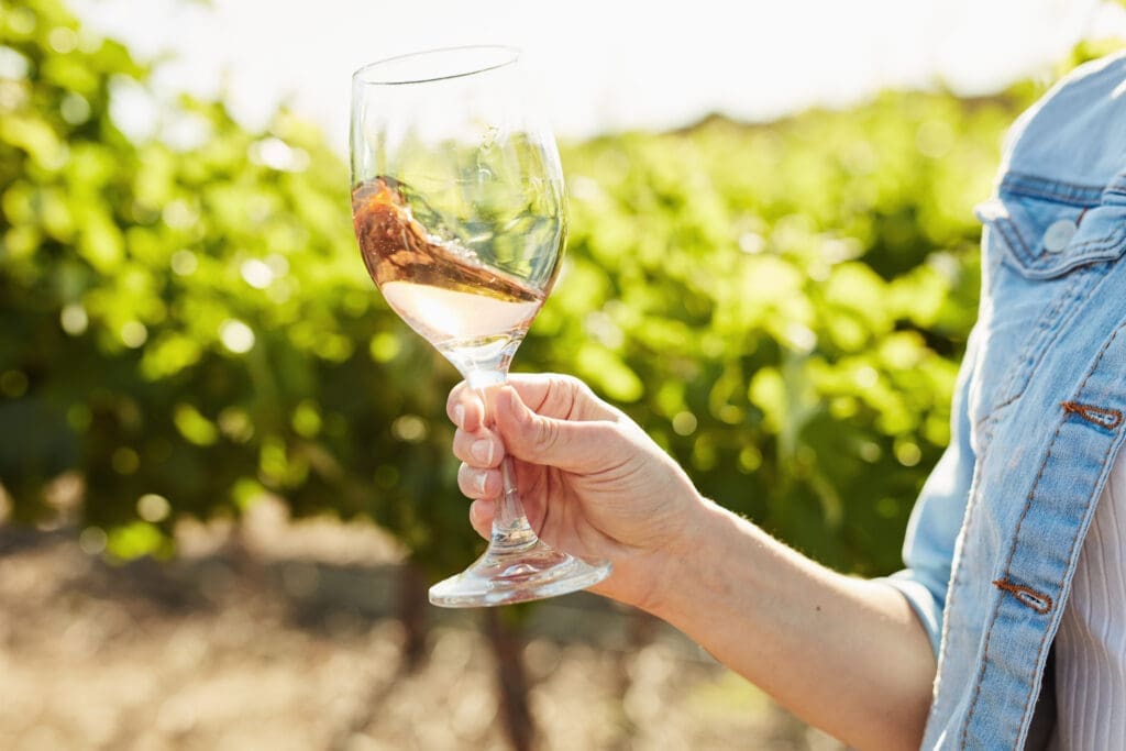 Giving it a good swirl – Domaine de Sainte-Croix, Le Hameau des Oliviers