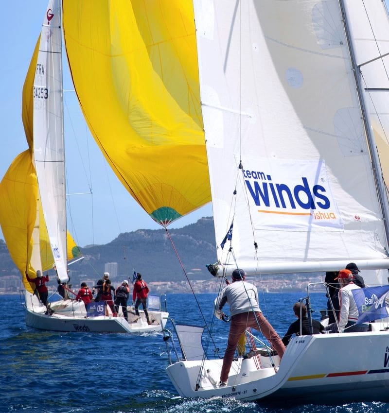 Regates entreprise teamwinds partenaire vacances leo lagrange — Le Village des Gréements à Marseille, îles du Frioul